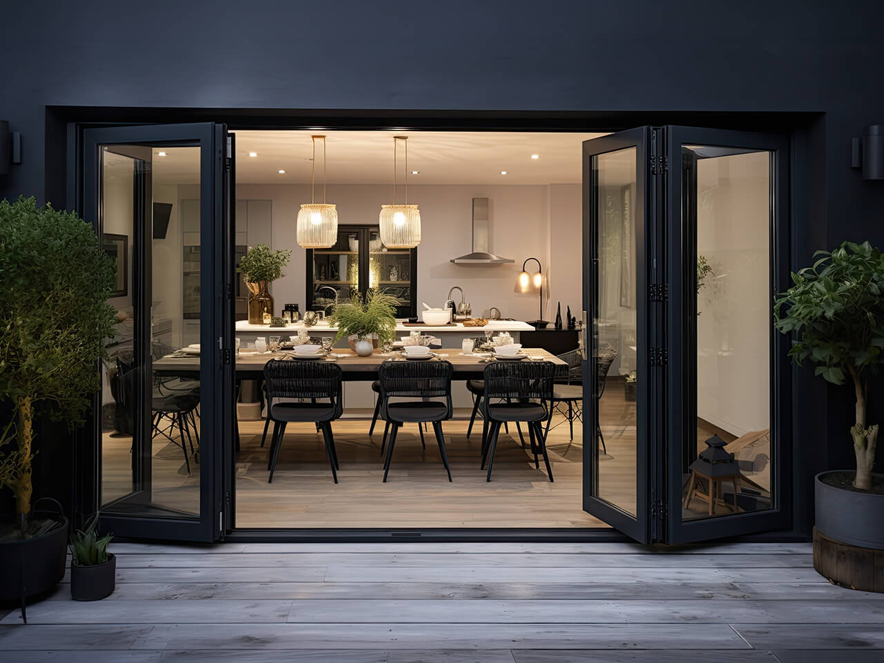 Premium Aluminium Bifolds, Made to Measure